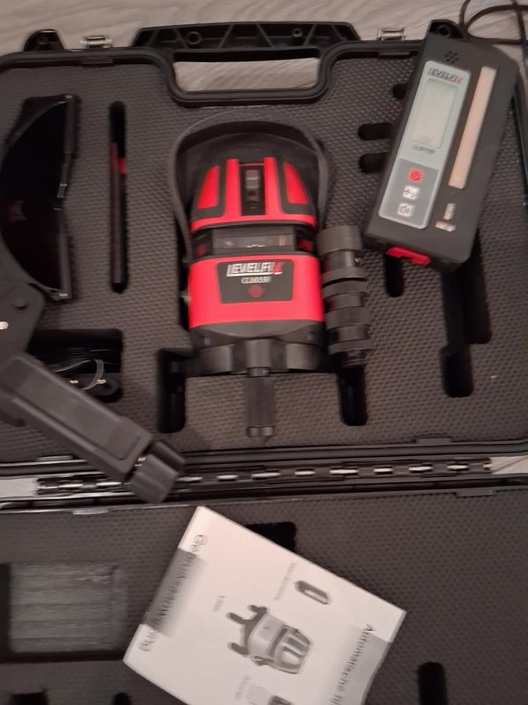 Nieuwe laser levelfix cl805r in koffer, Doe-het-zelf en Verbouw, Ophalen, Nieuw