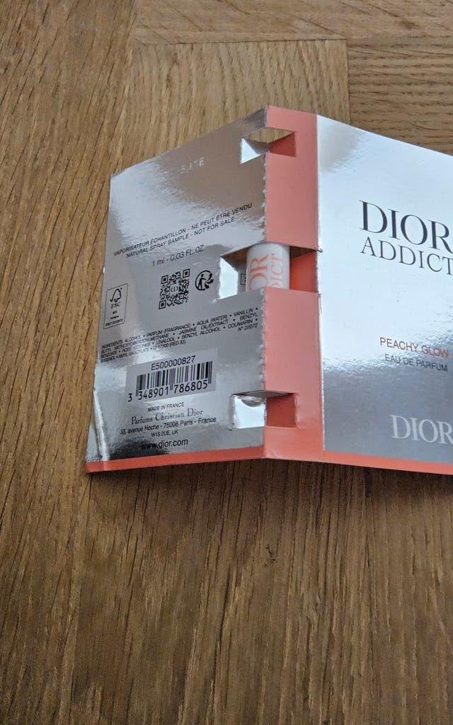 Parfumproefje Dior, Verzenden, Zo goed als nieuw, Miniatuur, Gevuld