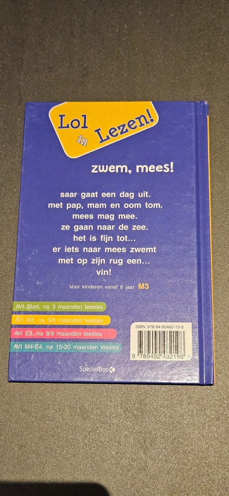 Lol in Lezen! zwem, mees! - AVI M3 kinderboek, Ophalen of Verzenden
