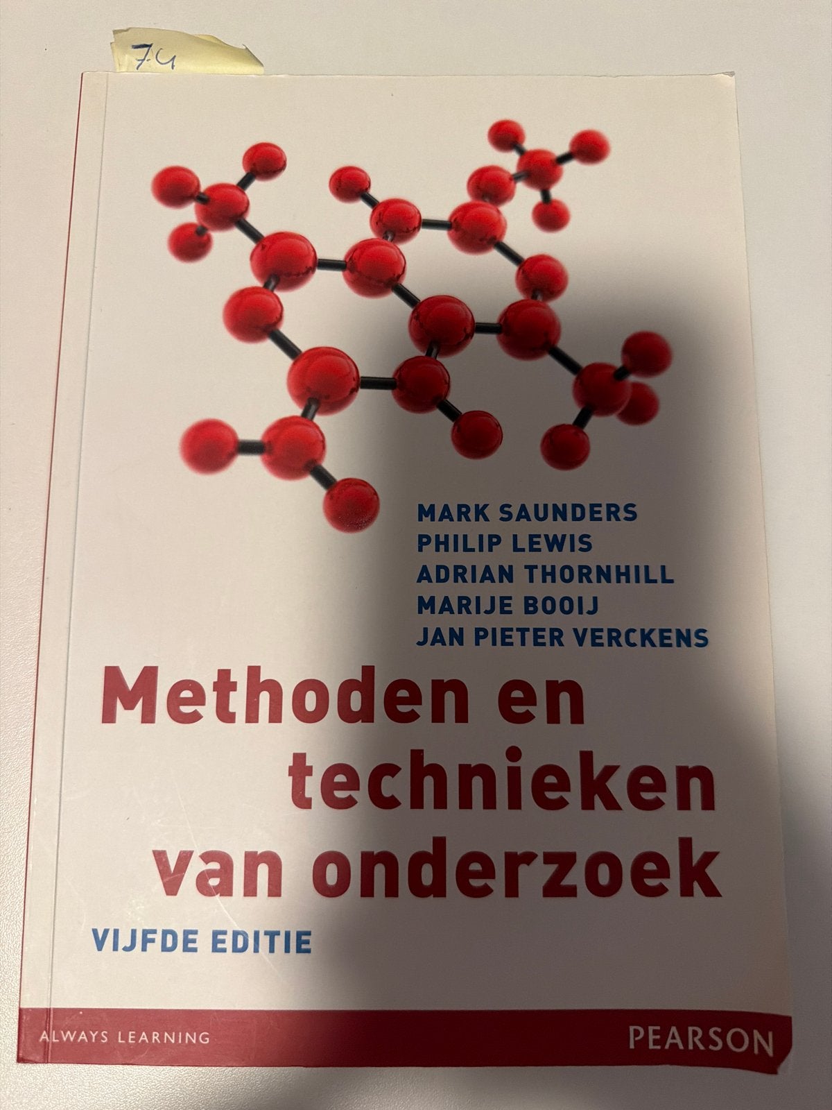 Methoden en technieken van onderzoek - Vijfde editie, Boeken, Ophalen of Verzenden, Gamma, Zo goed als nieuw, HBO