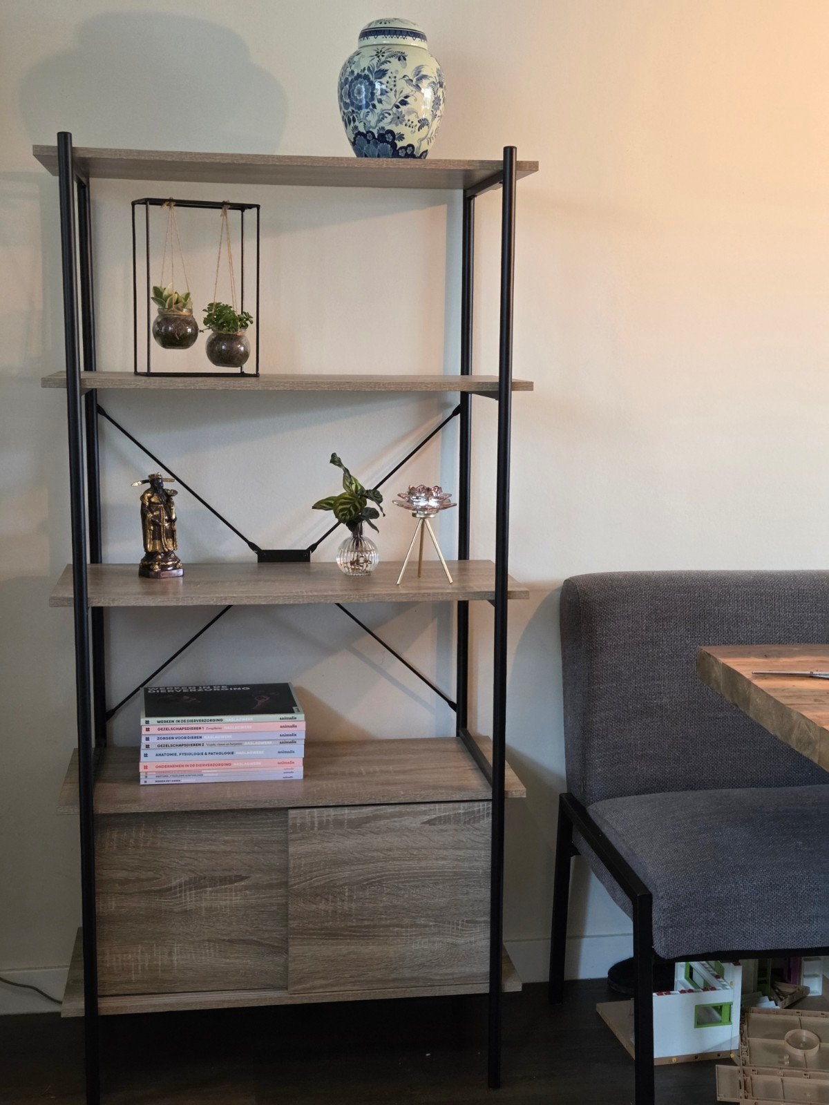 stellingkast. vandborg jysk, Ophalen, Zo goed als nieuw, Minder dan 150 cm, 150 tot 200 cm