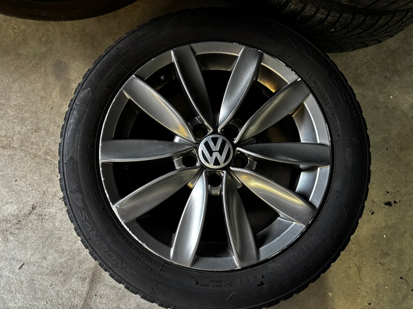 Volkswagen Polo velgen 185/60R15, Ophalen of Verzenden, 19 inch, Winterbanden, Banden en Velgen