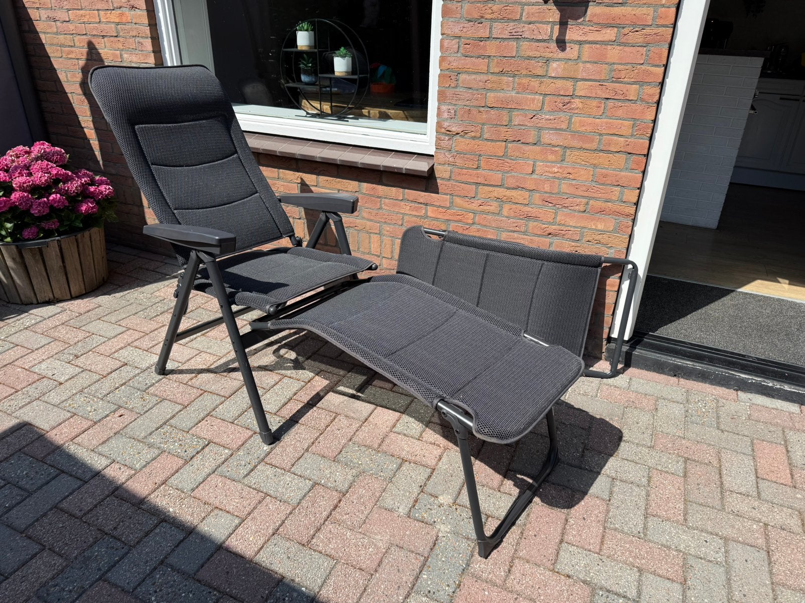 2 x Westfield outdoor camping voetenbankjes, Ophalen, Campingstoel