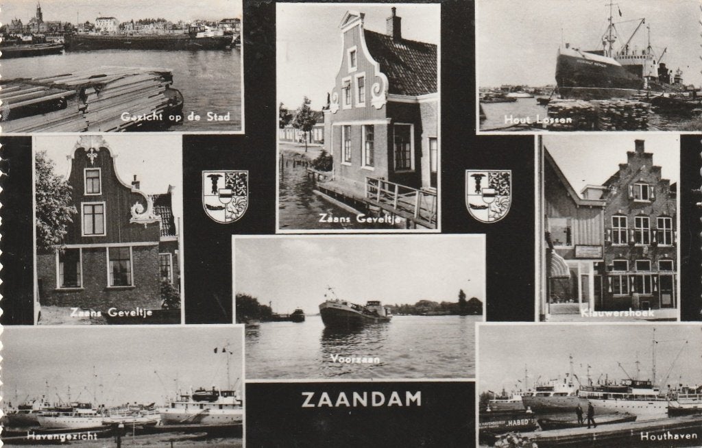 ZAANDAM Haven Gevel Voorzaan Houthaven, Verzenden, 1960 tot 1980, Gelopen, Noord-Holland