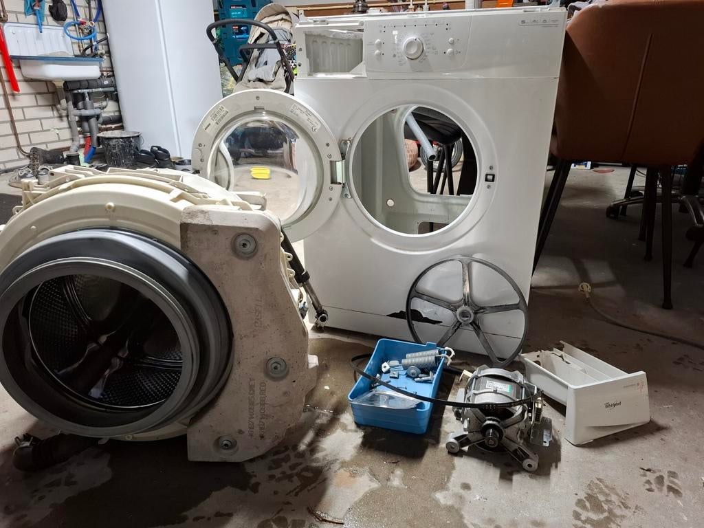Whirlpool Champion 1400 onderdelen, Ophalen, 1200 tot 1600 toeren, 85 tot 90 cm