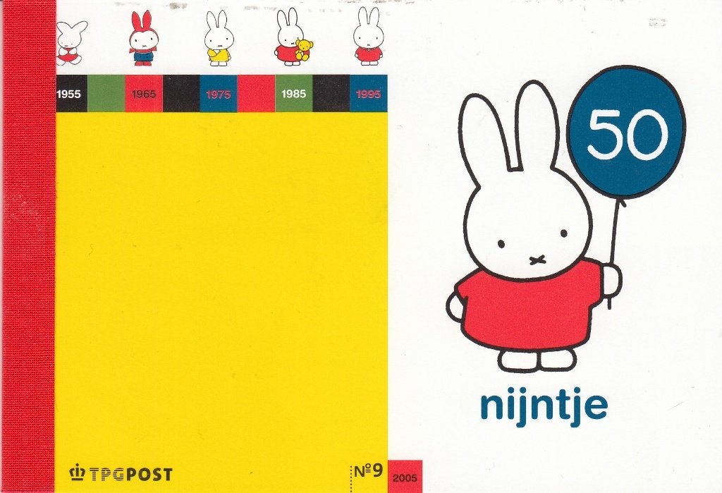 Nederland- 2005- Prestigeboekje 9 - Dick Bruna - Nijntje - P, Verzenden, Na 1940, Postfris