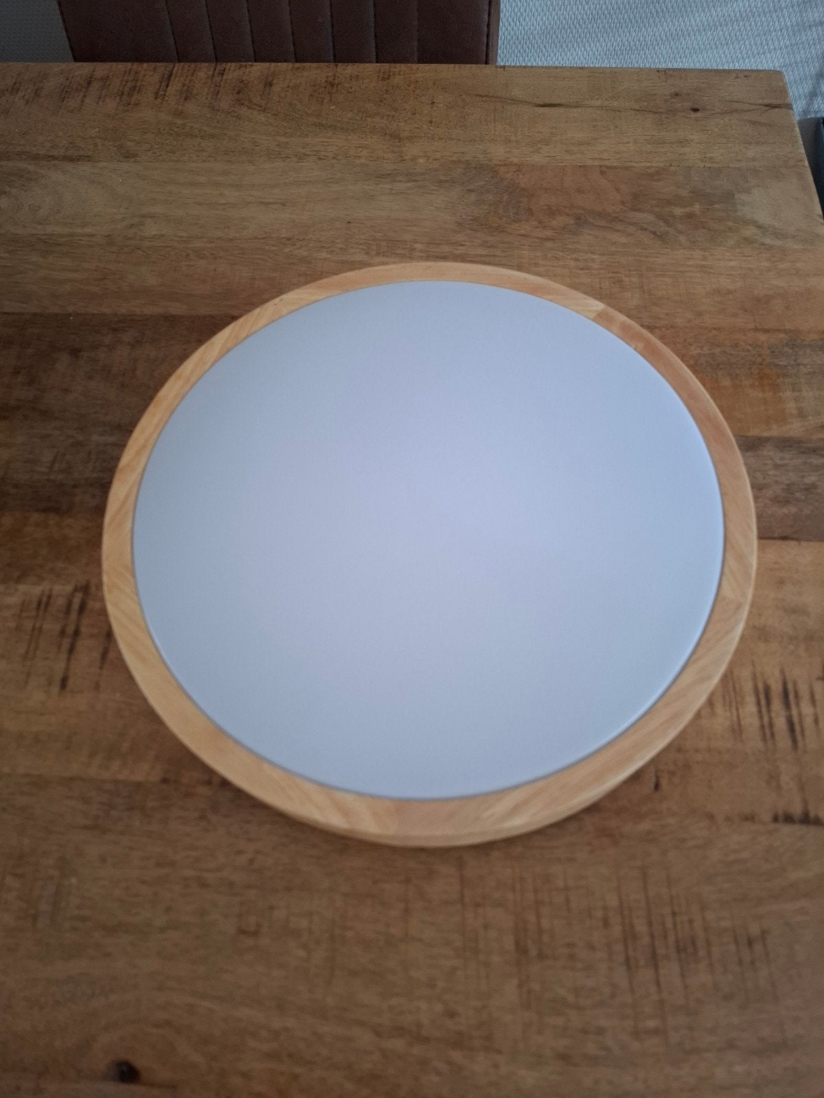 Brilliant LED Plafondlamp Hout Look 12W, Ophalen, Wit, Overige merken, Zo goed als nieuw