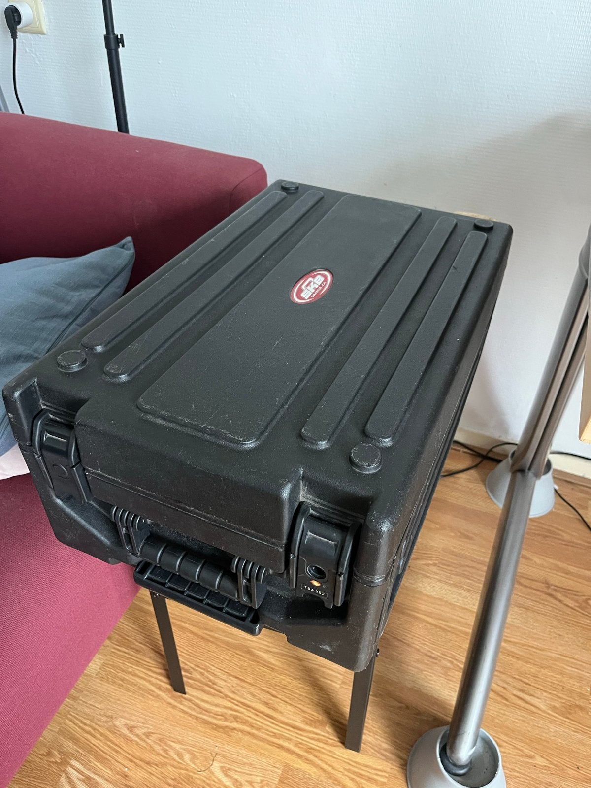 Flightcase met 19 inch rack - defect slot, cheese plate, Muziek en Instrumenten, Ophalen, Gebruikt, Overige instrumenten, Flightcase