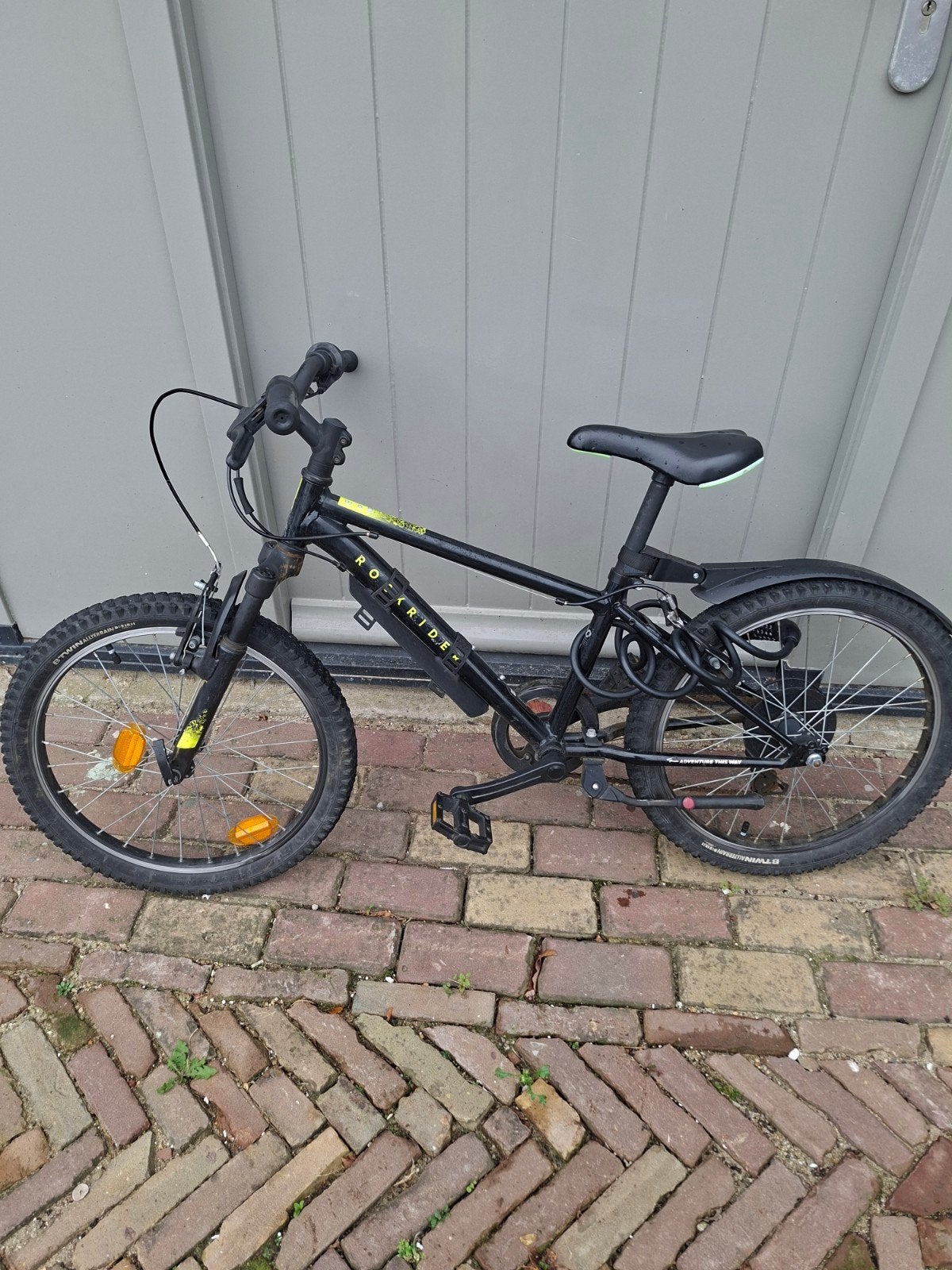 Rockrider 20 inch kinderfiets met 6 versnellingen, Fietsen en Brommers, Ophalen, 20 inch of meer, Gebruikt, Velgrem