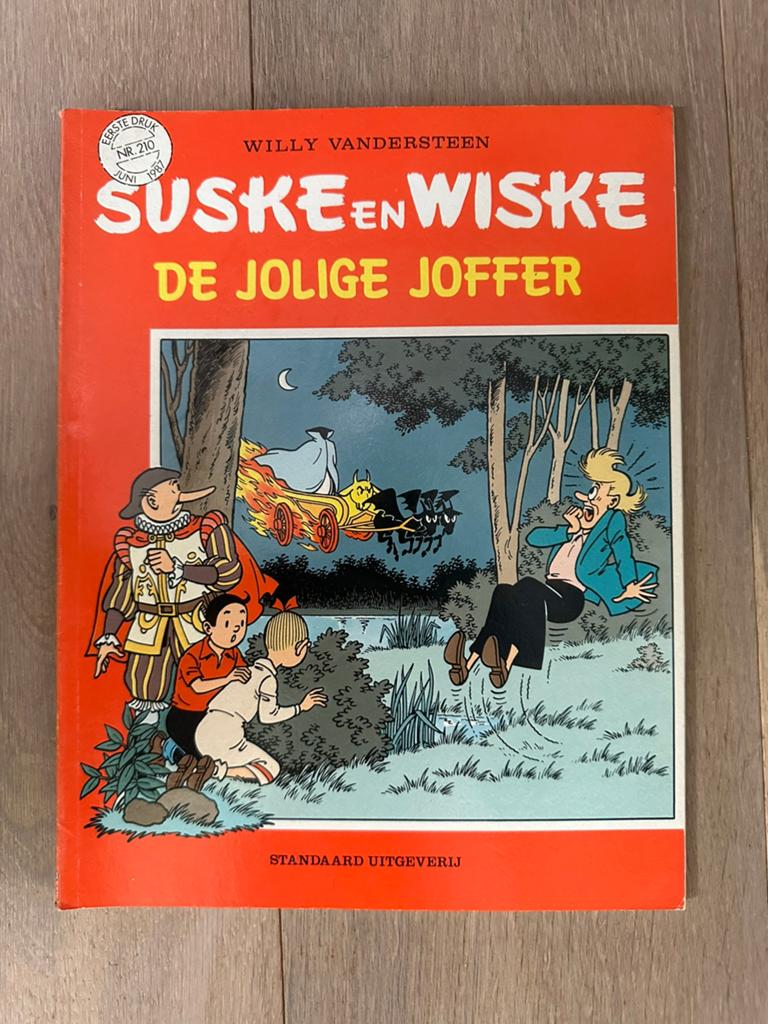 Suske en Wiske: de jolige joffer, 1e druk juni 87, Eén stripboek, Ophalen of Verzenden, Zo goed als nieuw