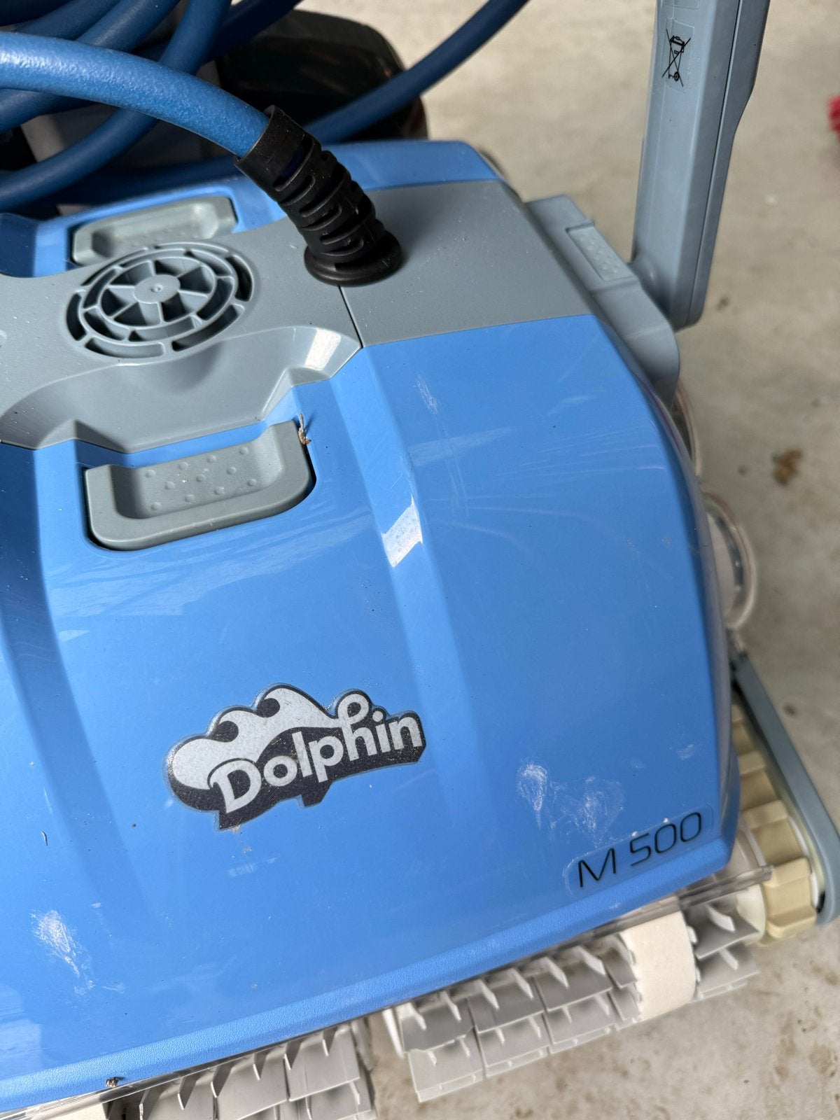 Dolphin M500 Zwembadrobot met afstandsbediening (1jr oud), Ophalen, Gebruikt, Overige typen