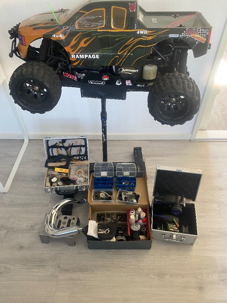 RC auto Redcat Rampage XR 1/5 benzine auto 30cc 4WD, Ophalen, Benzine, Gebruikt, Auto offroad
