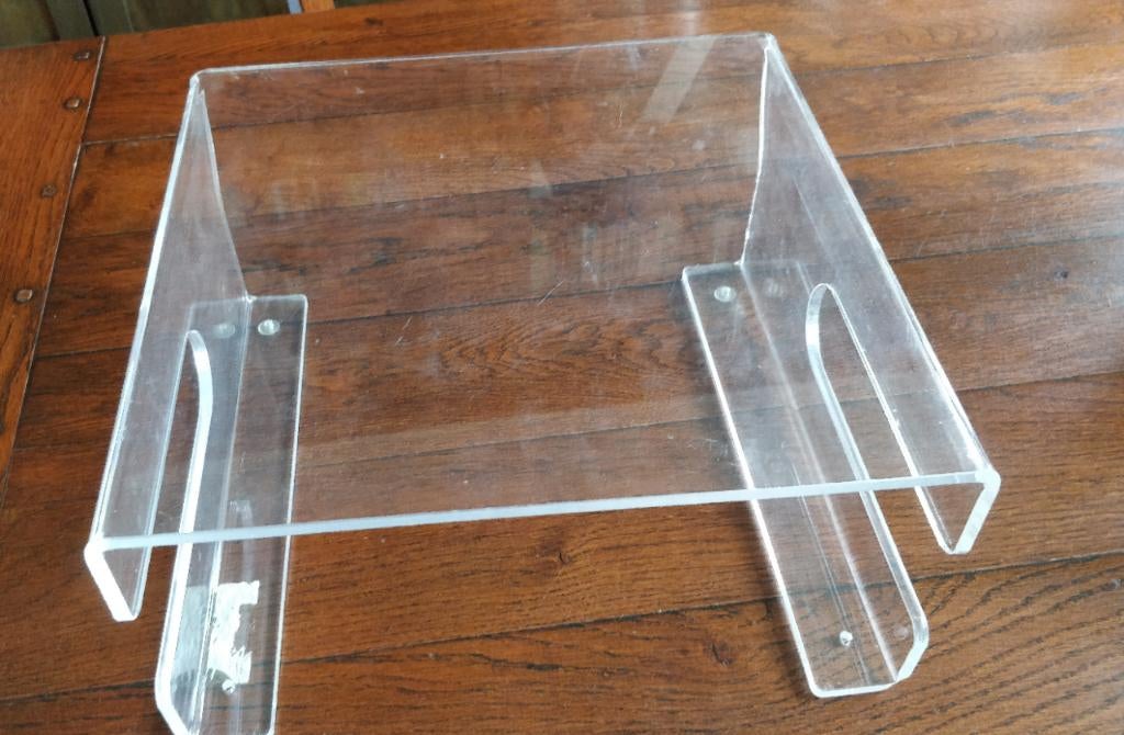 Monitor verhoger van perspex, Computers en Software, Ophalen of Verzenden, Gebruikt