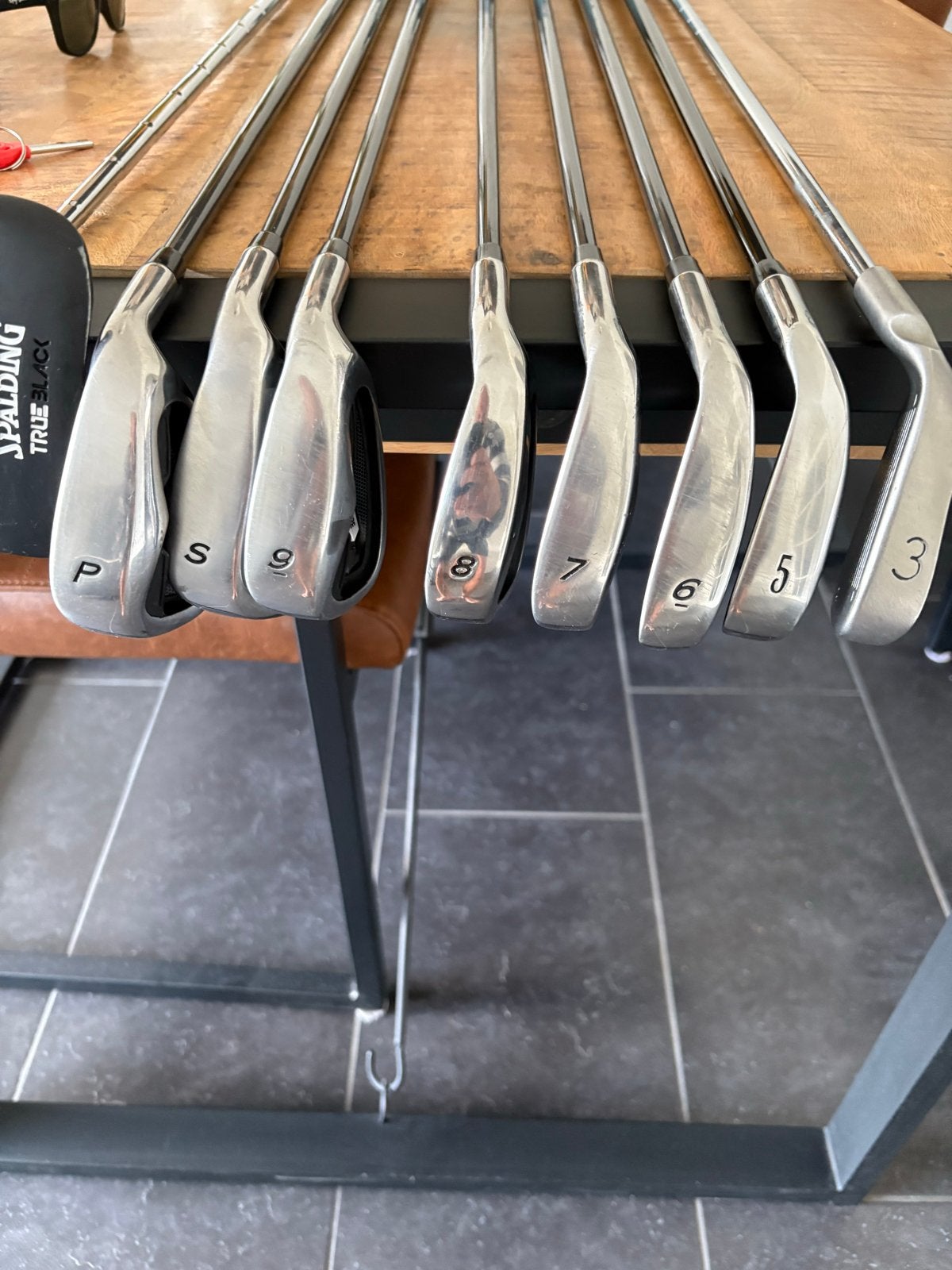 Spalding ijzer set 6-9 PW SW + Skymax ijzer5, Ophalen, Gebruikt, Set, Overige merken