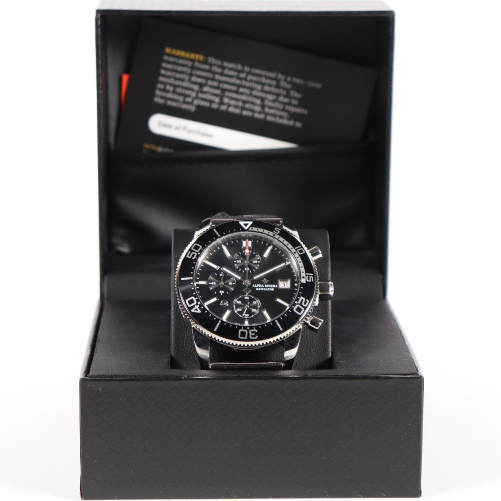 Alpha Sierra Navigator Horloge - A Grade, Alpha Sierra, Gebruikt, https://alphasierrawatches.com/pages/contact, Nobelstraat 31, 3846 CE Harderwijk