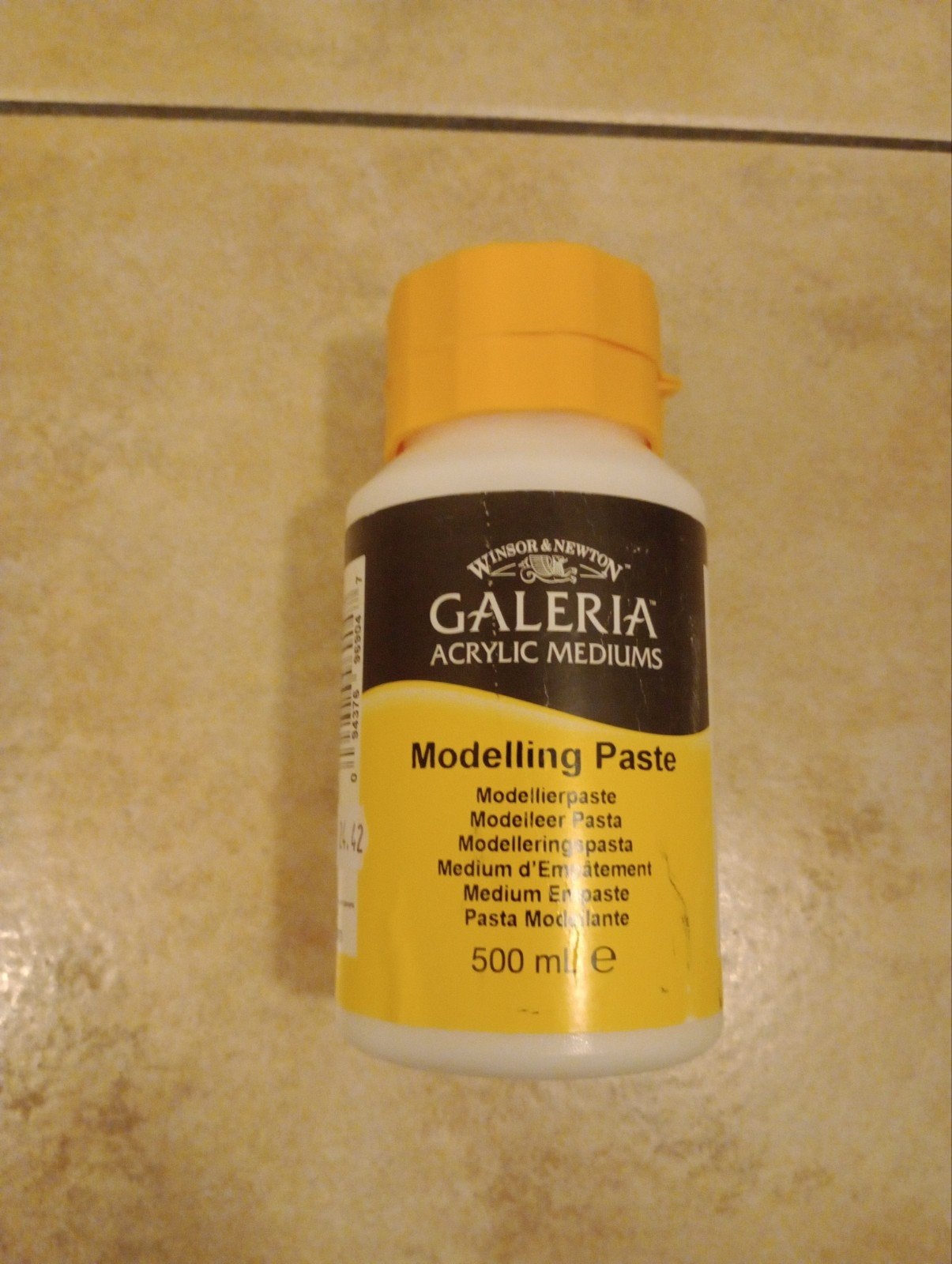 Winsor & Newton Galeria Modelling Paste 500ml, Verzenden, Nieuw, Acrylverf