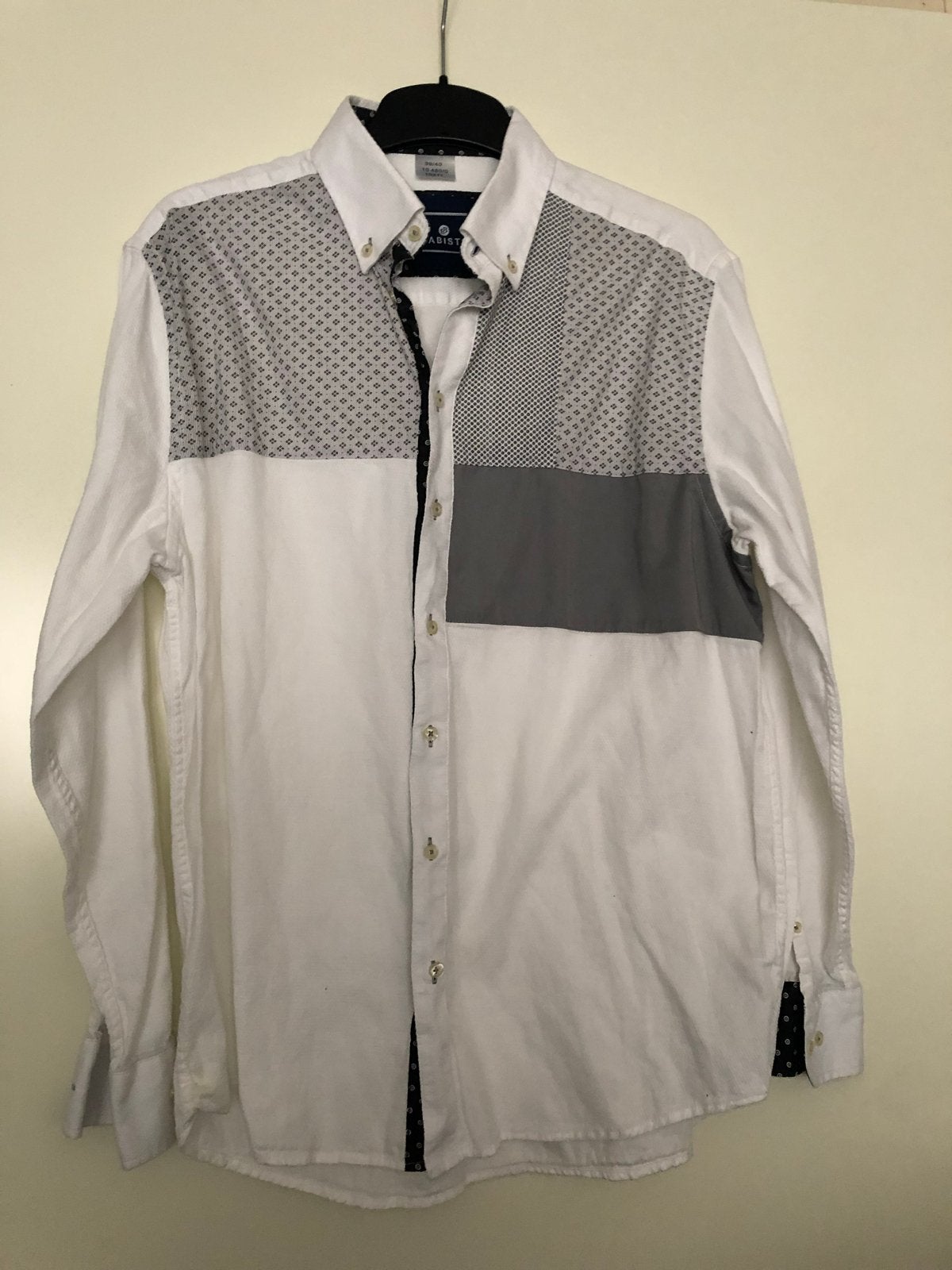 Babista Herenoverhemd - Zo goed als nieuw maat 39/40, Kleding | Heren, Ophalen of Verzenden, Zo goed als nieuw, Wit, Halswijdte 39/40 (M)