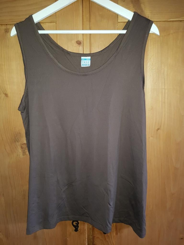 Hemd bruin ms mode xxl best basis, Bruin, Shirt of Top, Ophalen of Verzenden, Onbekend