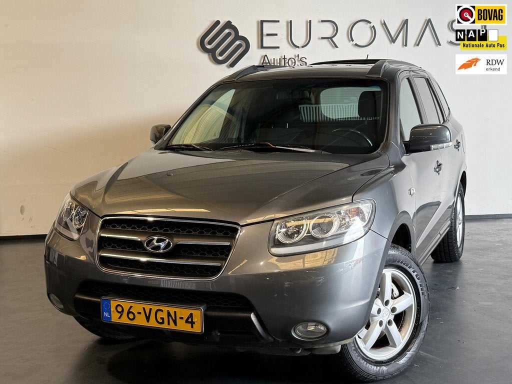 Hyundai Santa Fe 2.2 CRDi VGT DynamicVersion Grijs Kenteken, Gebruikt, Parkeersensor, 4 cilinders, Origineel Nederlands