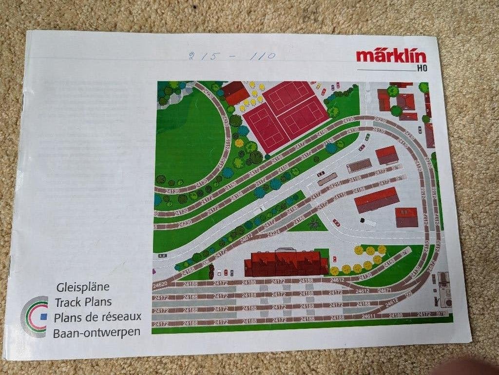 Set Märklin Tijdschriften + C-Rail Baanplannen H0, Wisselstroom, Gebruikt, Rails, Ophalen of Verzenden