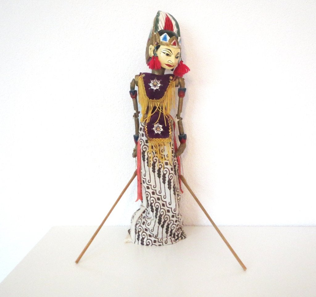 Wajang, Antiek en Kunst, Hout, Handgemaakt, Ophalen of Verzenden, Indonesië
