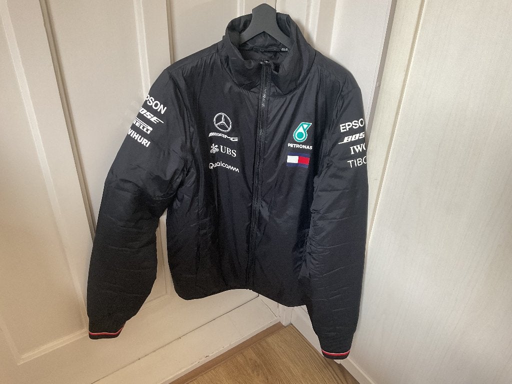 Teamjack Mercedes F1 AMG Petronas - maat M, Verzamelen, Ophalen of Verzenden, Zo goed als nieuw, Formule 1