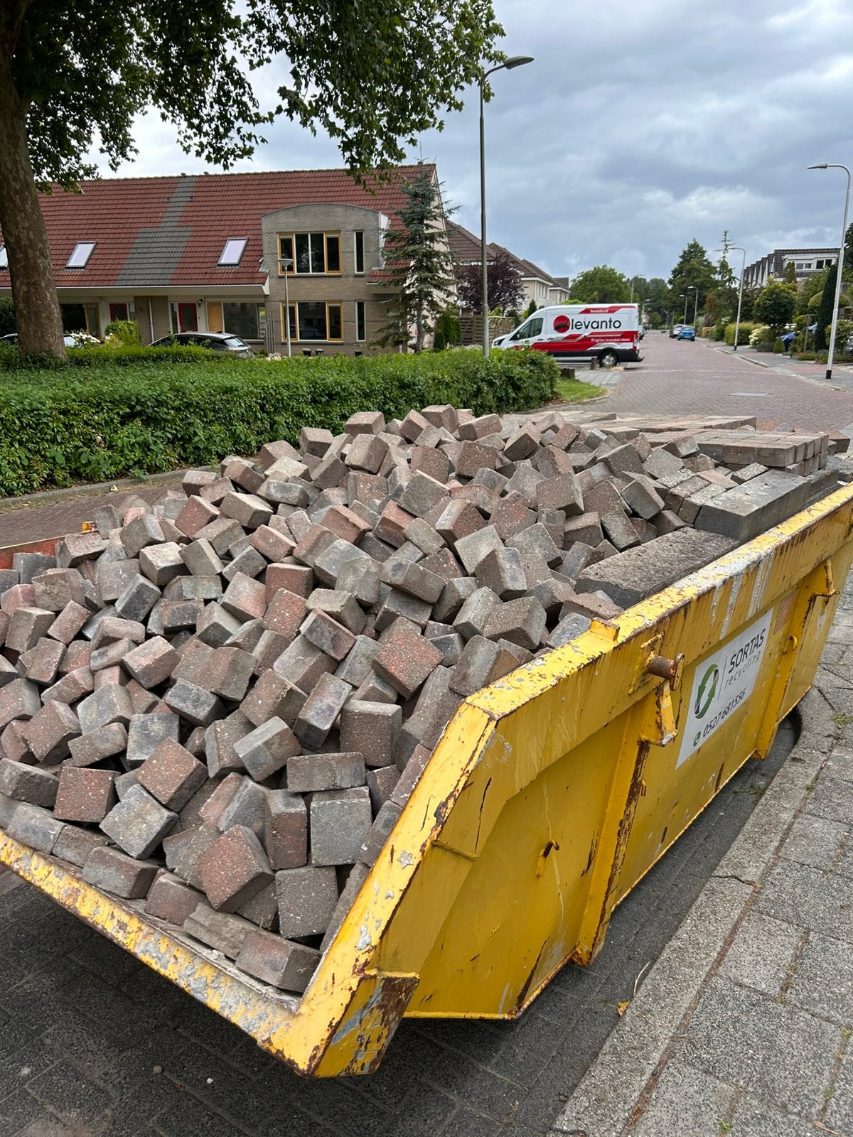 Klinkers, tegels, waaltjes, Tuin en Terras, Tegels en Klinkers, Ophalen, Gebruikt, Beton, Klinkers