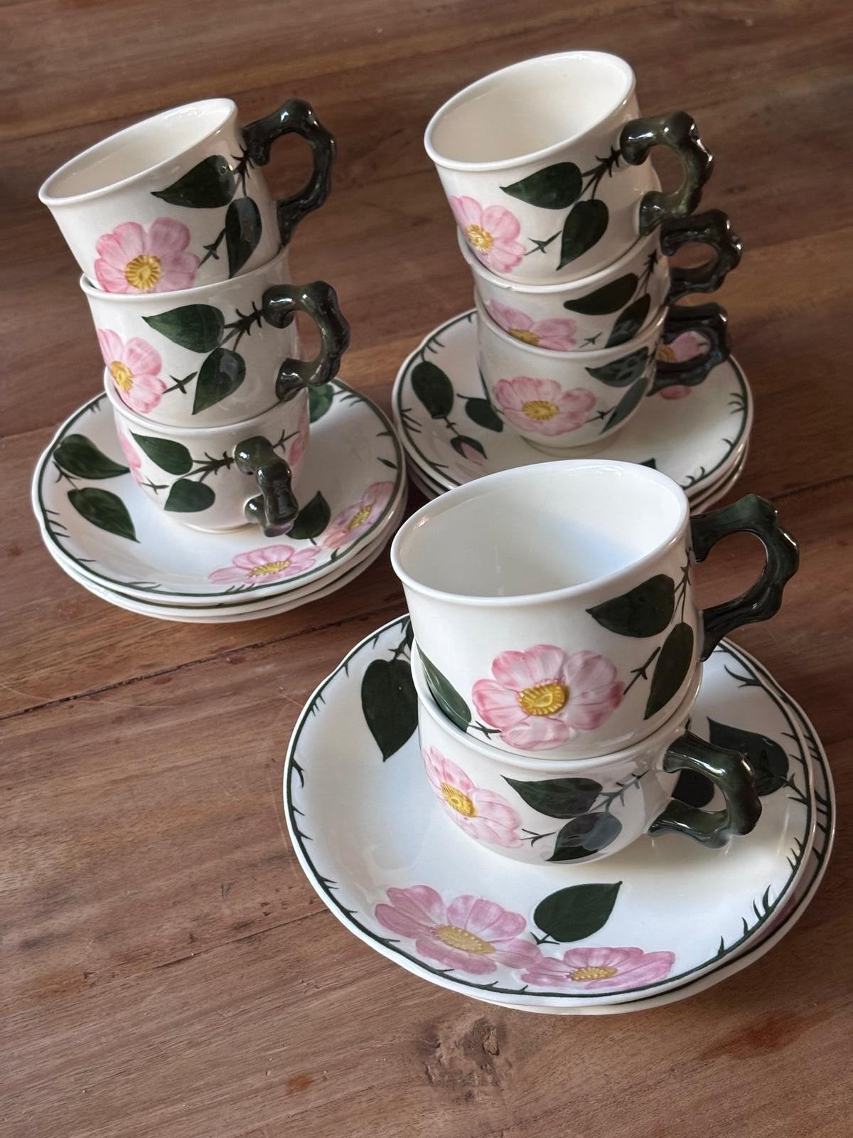 Villeroy & Boch "Wild Rose" kop en schotels, Huis en Inrichting, Keuken | Servies, Ophalen, Villeroy & Boch, Zo goed als nieuw
