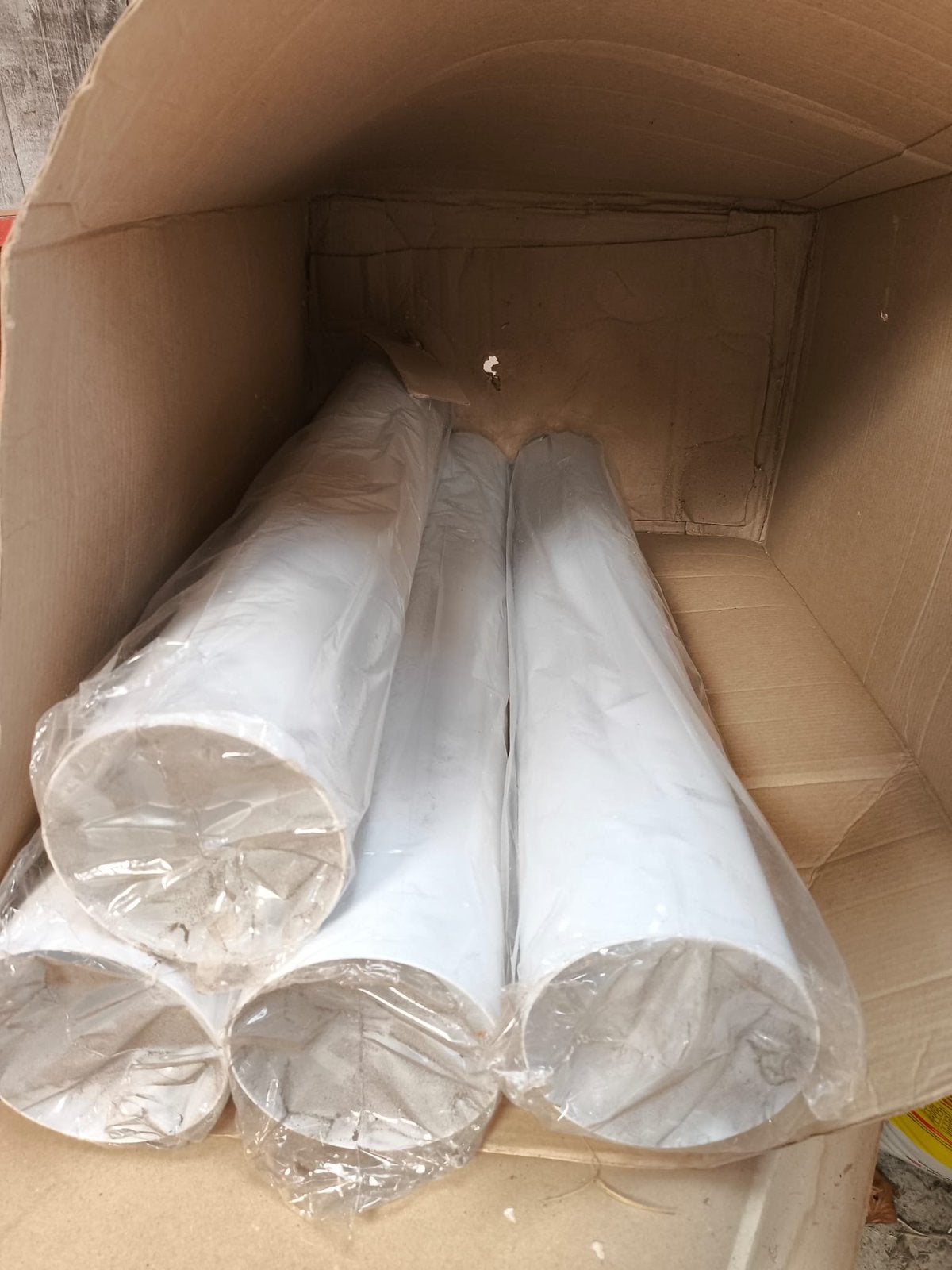 Ventilatie buizen en diverse koppelstukken 125 mm, Ophalen, Zo goed als nieuw, Afzuiger