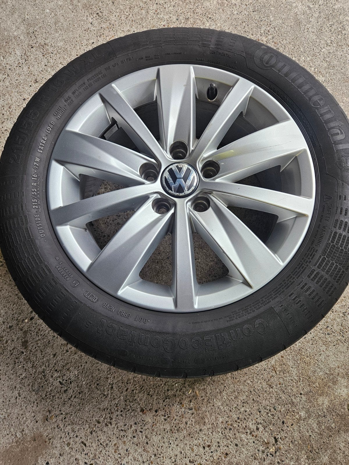 Licht metalen velgen volkswagen 16 inch, Auto-onderdelen, Banden en Velgen, Ophalen of Verzenden, 16 inch, Zomerbanden, Banden en Velgen