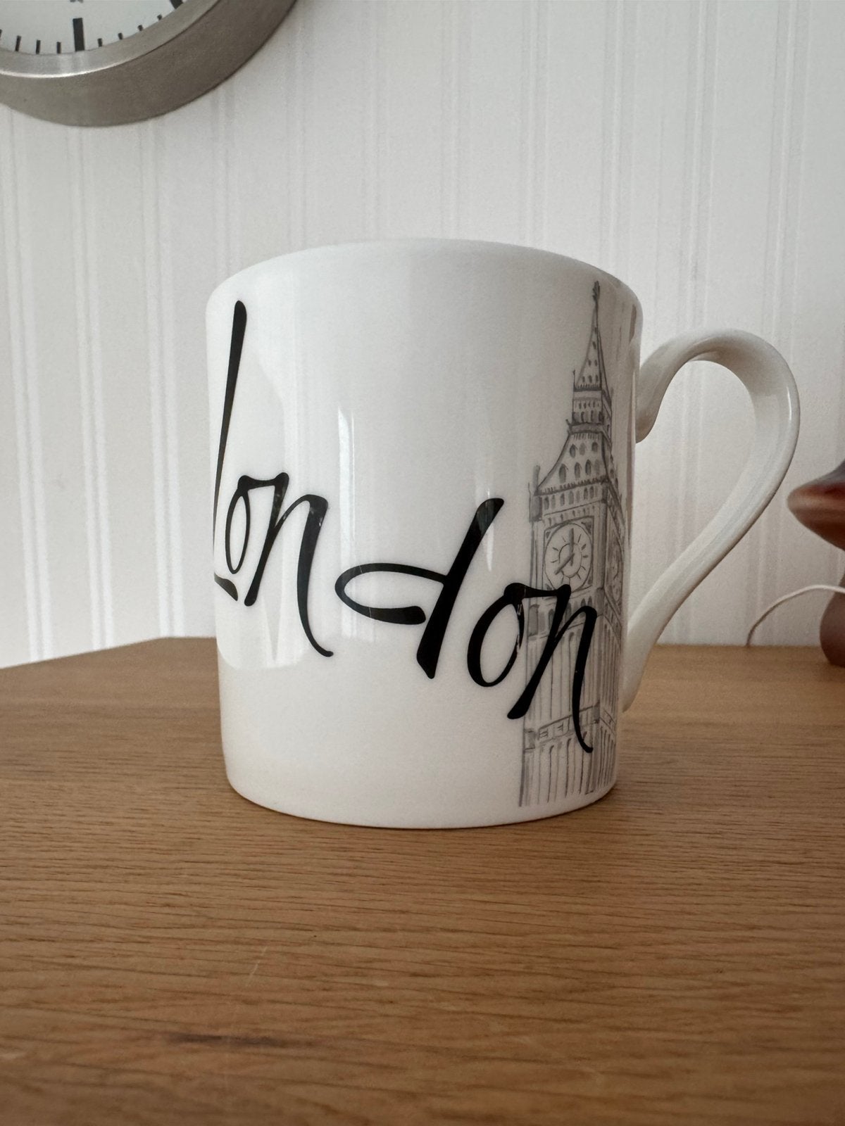 Wedgwood Grand Gourmet "London" koffiemok – Bone China, Gebruikt, Ophalen of Verzenden, Kop(pen) en/of Schotel(s), Wedgwood