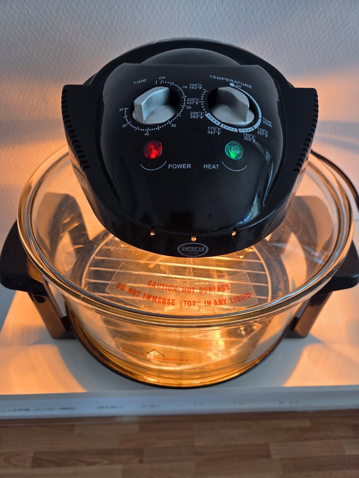 American Low Fat Fryer Halogeenoven - Compacte Heteluchtoven, Minder dan 45 cm, Minder dan 45 cm, Hete lucht, Vrijstaand