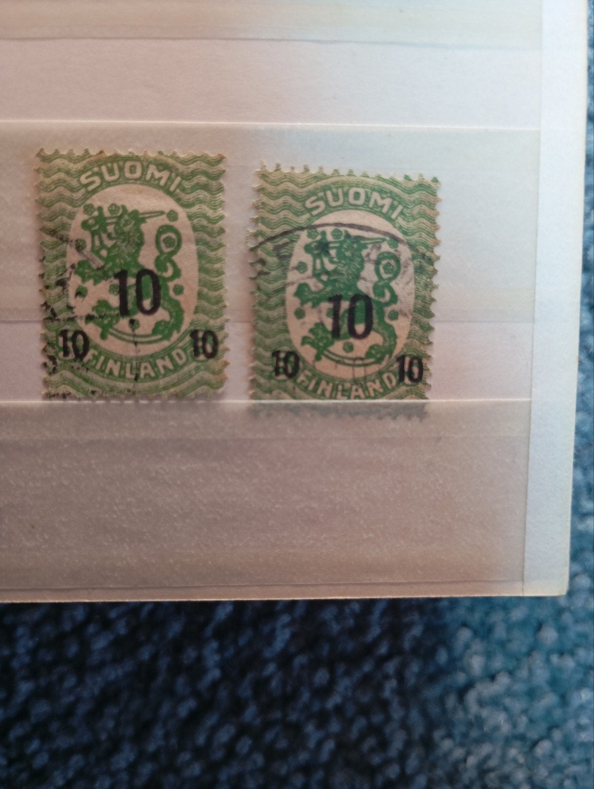 Vintage Postzegels 2 Suomi Finland, Ophalen of Verzenden, Finland