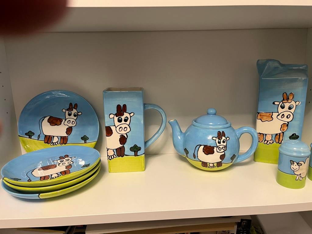 Doe een wens serviesset, Huis en Inrichting, Keuken | Servies, Ophalen, Overige typen, Zo goed als nieuw, Overige stijlen