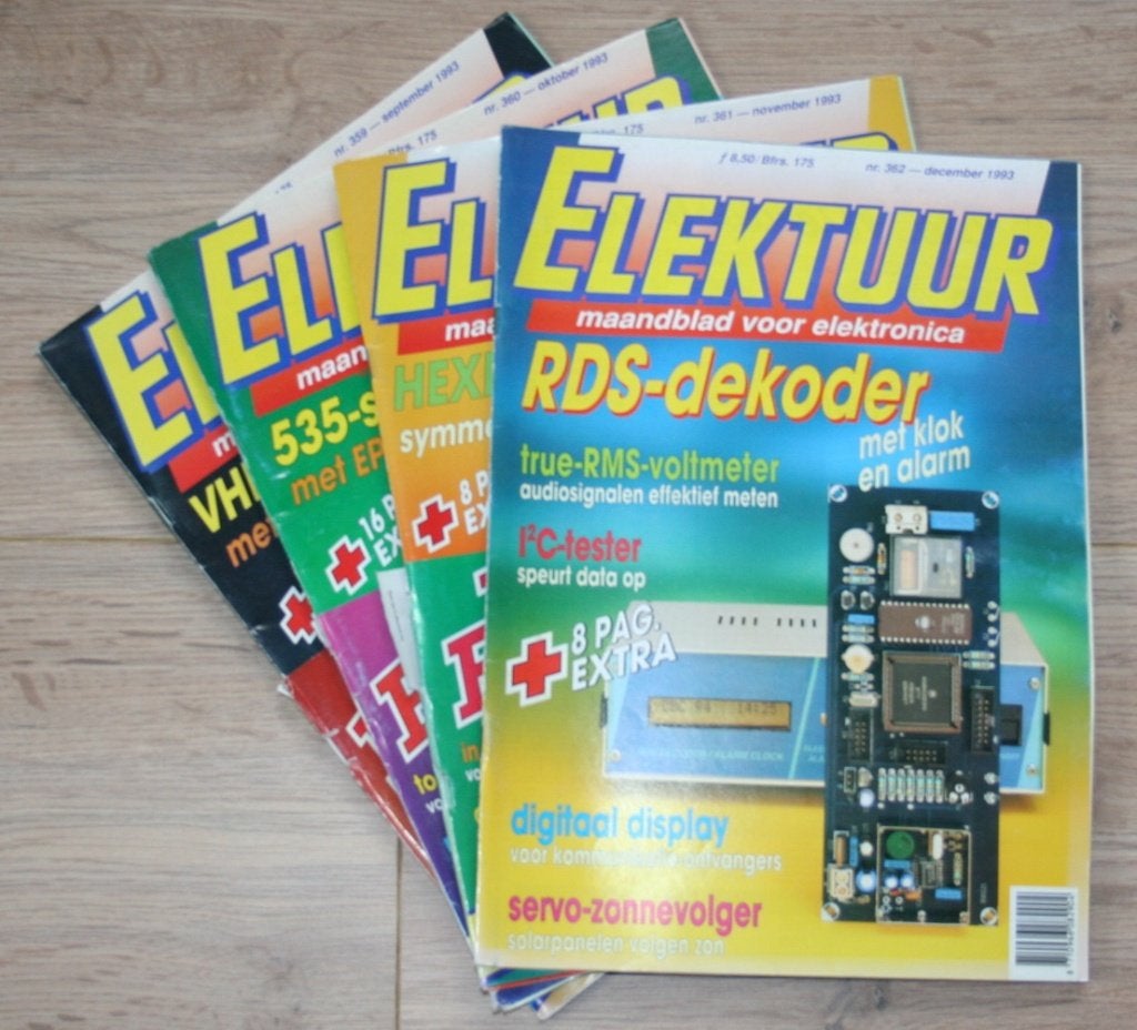 Elektuur 1993 (4 stuks), Boeken, Tijdschriften en Kranten, Ophalen of Verzenden, Gelezen, Overige typen