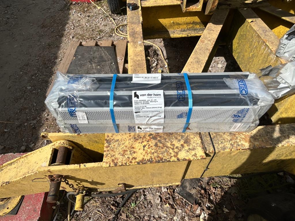 3X DucoLine 23 ZR ANODIC_RAL ventilatieroosters. 723mm nieuw, Ophalen of Verzenden, Nieuw, Minder dan 80 cm