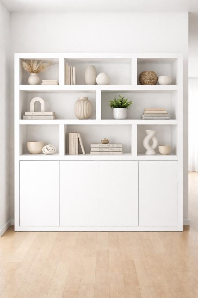 Wandkast | Boekenkast | kasten wand Nieuwe Model Anne, Ophalen, Overige materialen, Met deur(en), 200 cm of meer