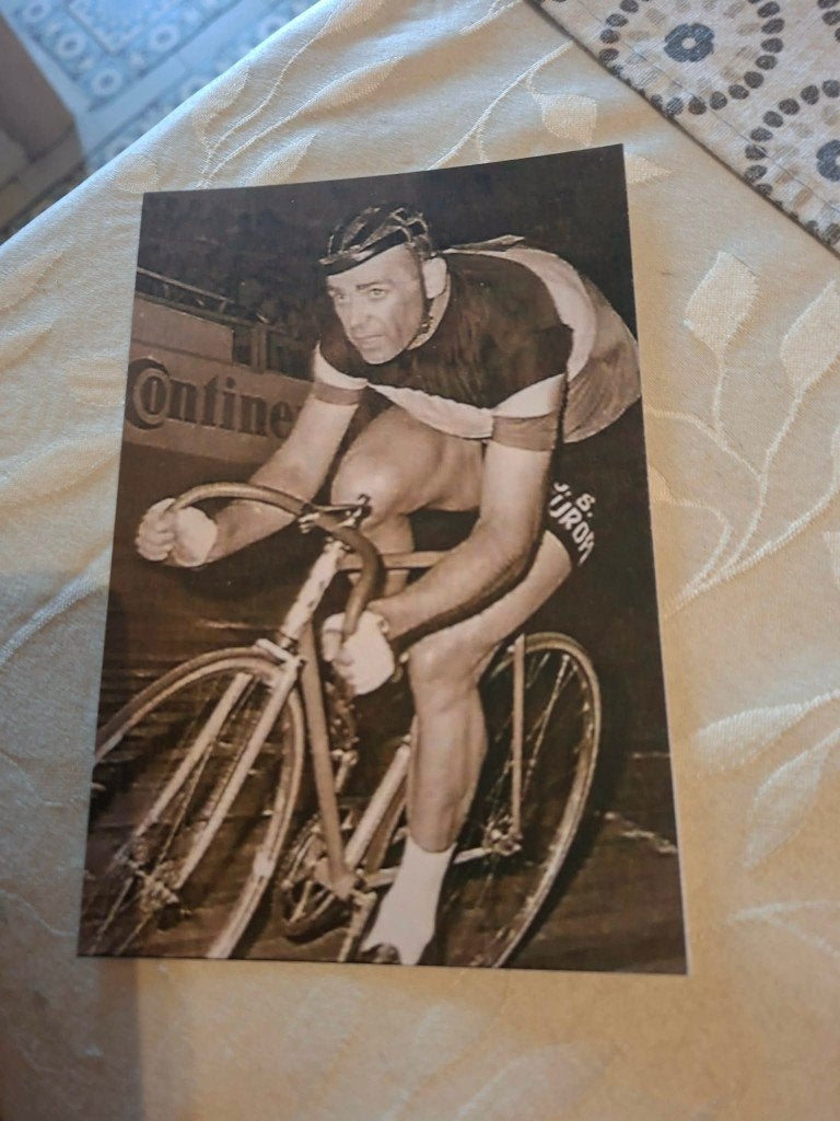 Foto (Repro) Rik Van Steenbergen / Piste, Verzenden, Zo goed als nieuw, Overige sporten, Poster, Plaatje of Sticker