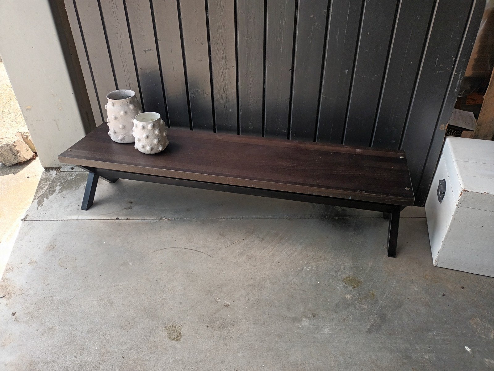 Leuk bankje salontafel halbankje sidetable, Ophalen of Verzenden