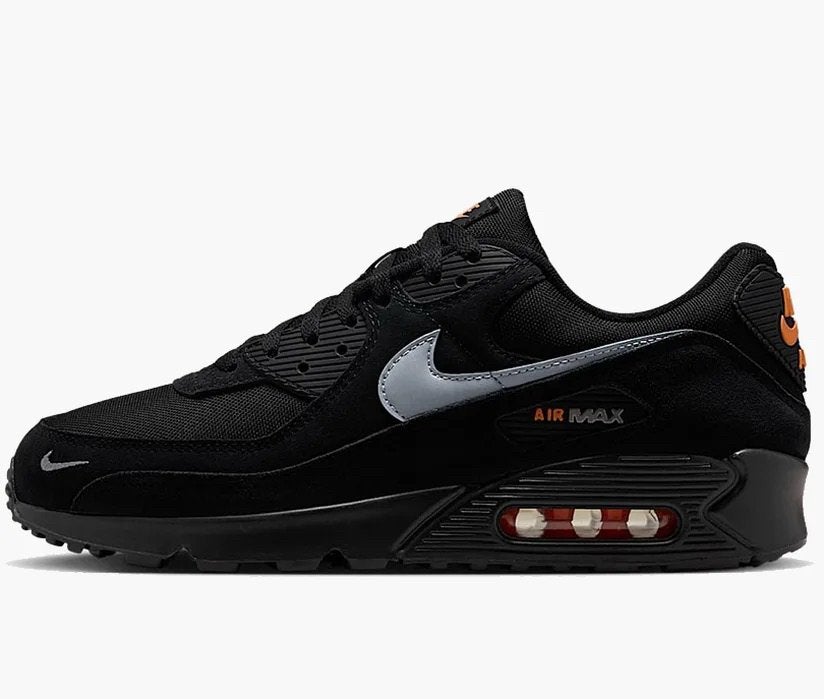 Nike Air Max 90 ‘Black Metallic Orange’ - maat 41, Product.Safety.ENEA@nike.com, Zwart, Nike, Nieuw