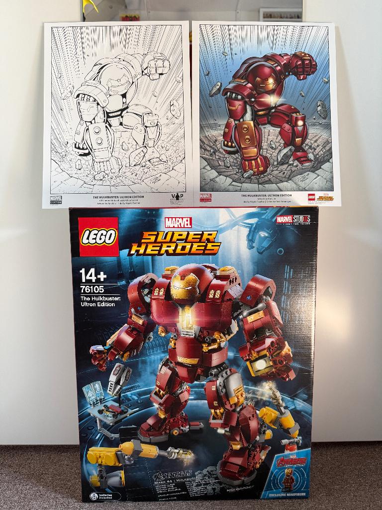 LEGO Marvel 76105 Hulkbuster Ultron Edition + prints NIEUW, Kinderen en Baby's, Speelgoed | Duplo en Lego, Ophalen of Verzenden