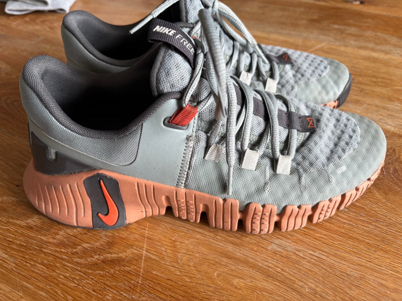 Nike Free Metcon 5 'Mica Green Campfire Orange', Ophalen, Gedragen, Groen, Algemeen