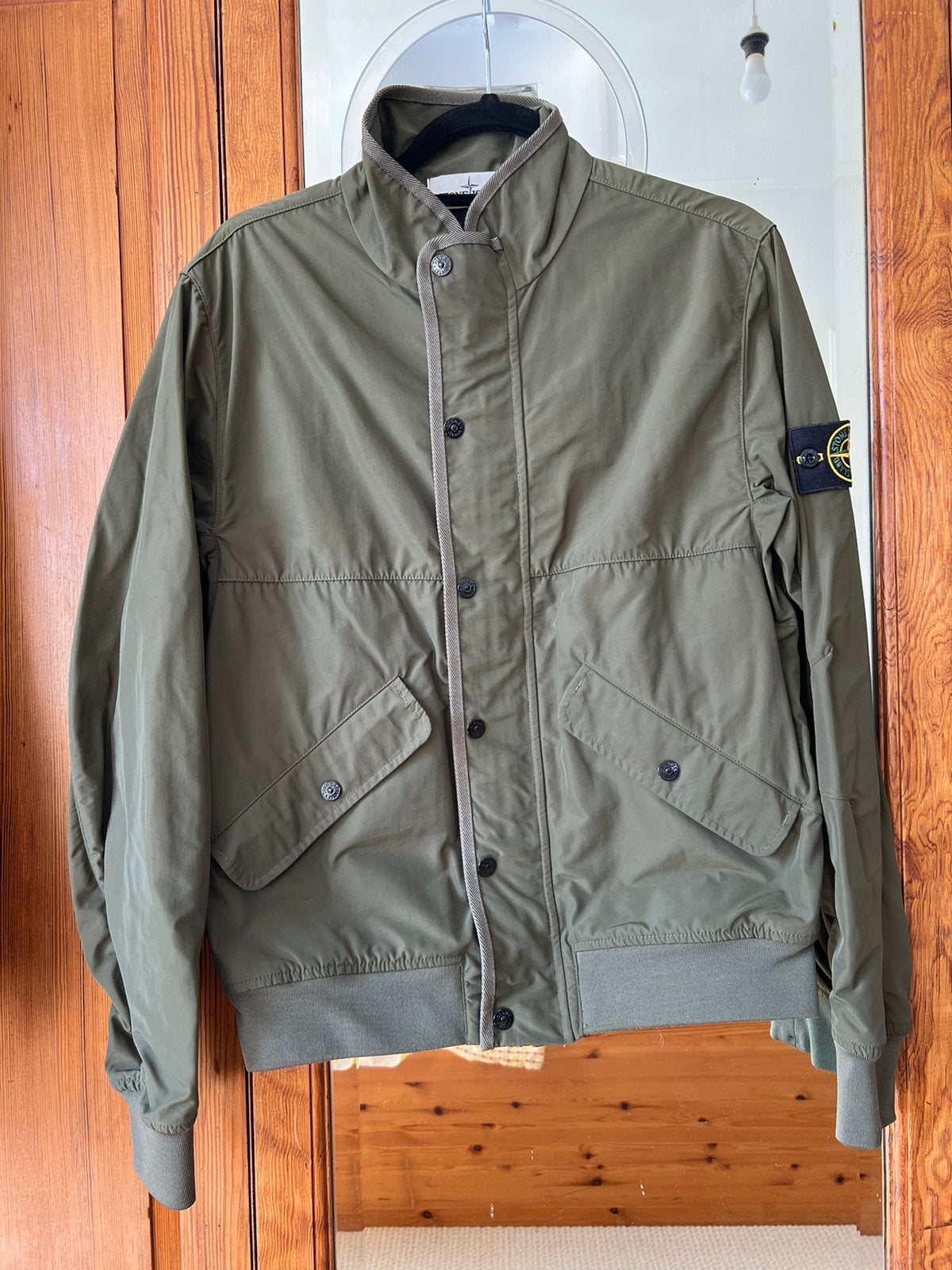 Nieuwstaat Stone Island Jas Jack Jacket M 100% Origineel, Ophalen of Verzenden, Zo goed als nieuw, Maat 48/50 (M), Groen