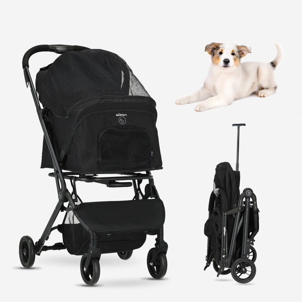 Qplay QPPet hondenbuggy zwart | Opvouwbaar, Dieren en Toebehoren, Info@qplayy.com, Overige merken, Hondenbuggy, Neumarkt 39, 50667 Keulen, Duitsland