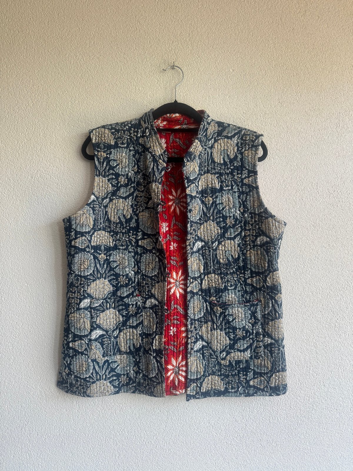 Vintage Y2K boho stijl gewatteerde gilet bodywarmer, Kleding | Dames, Blauw, Vintage, Vintage, Ophalen of Verzenden