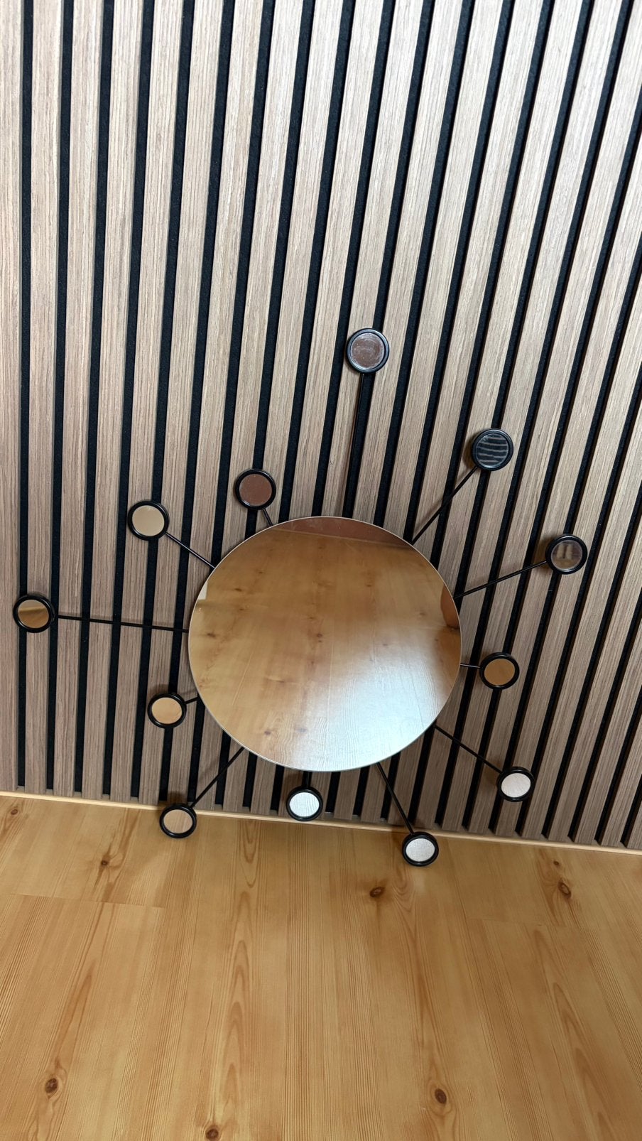 IKEA spiegel rond, Antiek en Kunst, Ophalen, Rond, Minder dan 50 cm