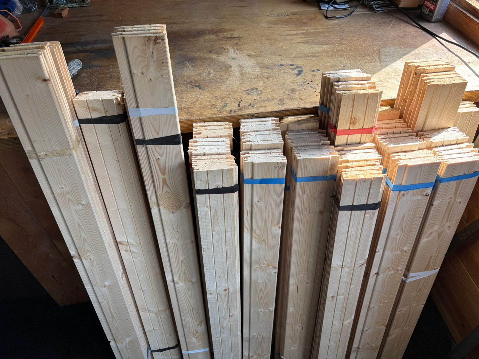 FINSE SAUNA SCHROTEN, Ophalen, Minder dan 25 mm, Nieuw, Plank