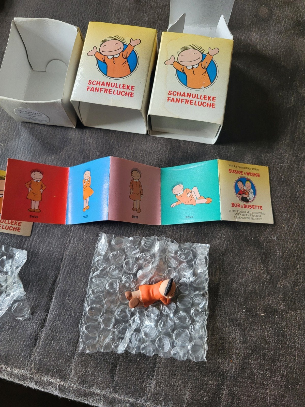 Suske en Wiske Schanulleke Fanfreluche beeldjes (nieuw), Ophalen of Verzenden, Nieuw