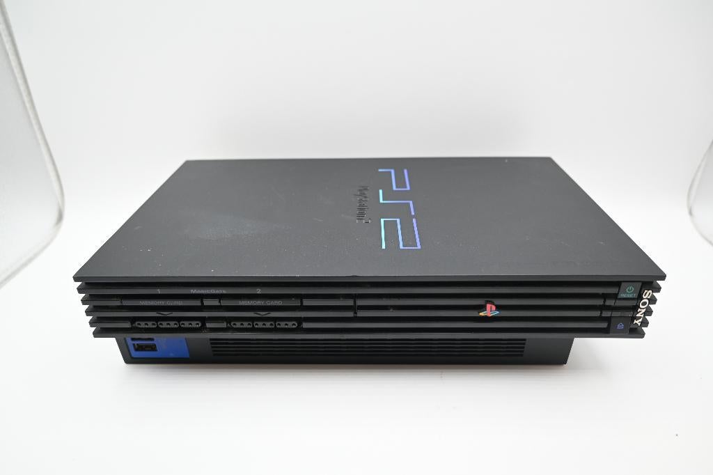 Playstation 2 Phat + controller en memory card, Gebruikt, Ophalen of Verzenden, X, Met 1 controller