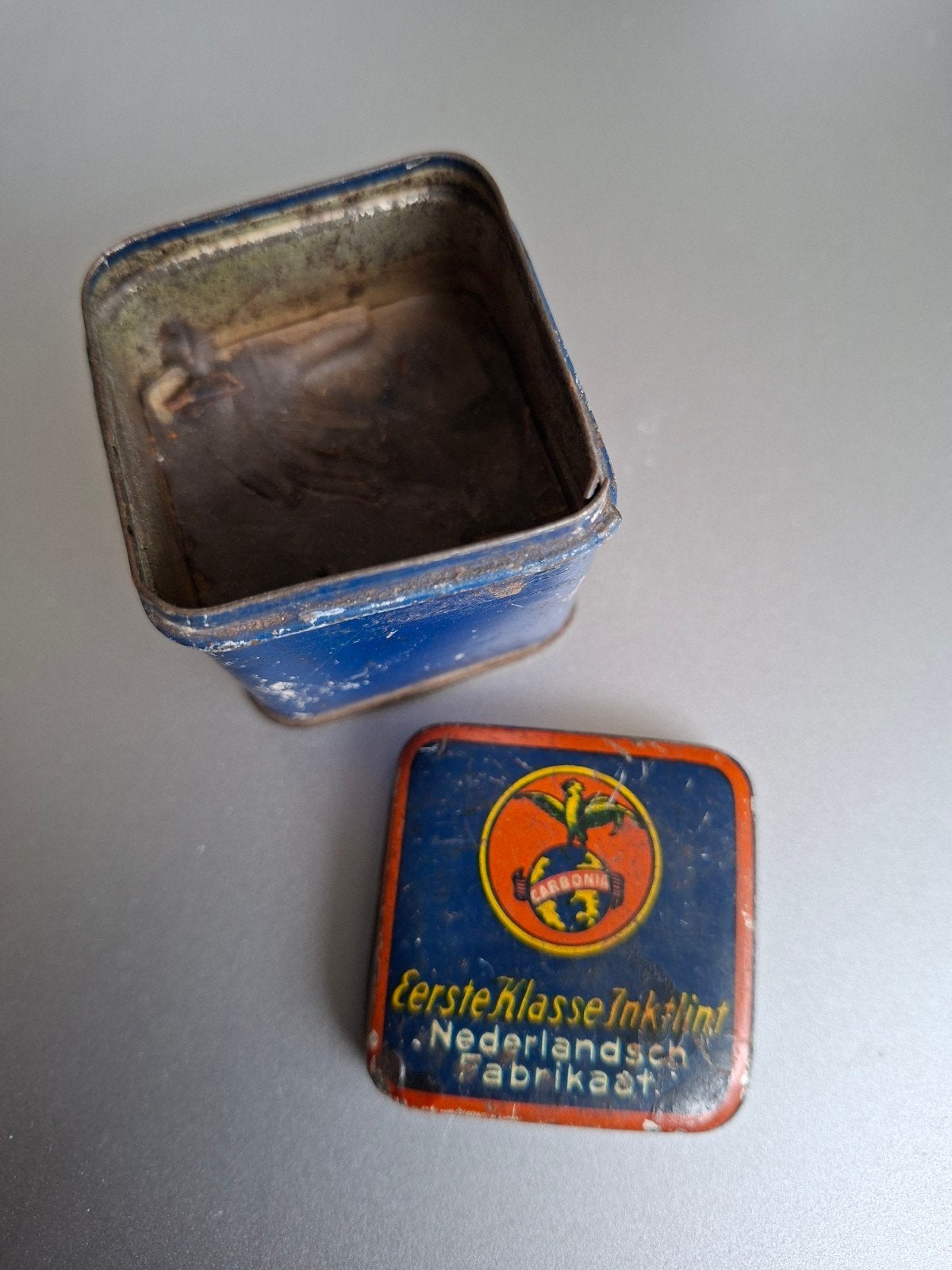 Vintage Carbonia Inktlint Blikje - Nederlands Fabrikaat, Ophalen of Verzenden